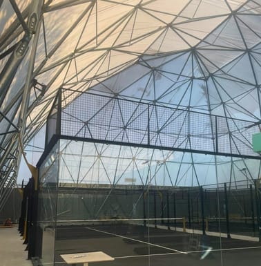 structuri geodezice teren de padel