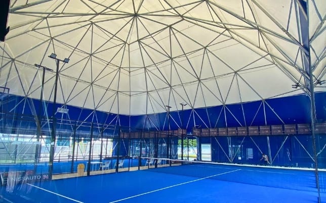 structuri geodezice teren padel